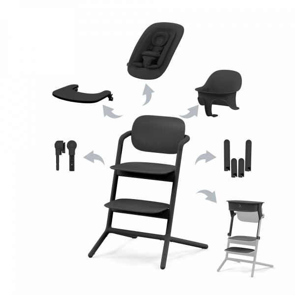 CYBEX Gold Lemo etetszk 5in1 - Stunning Black